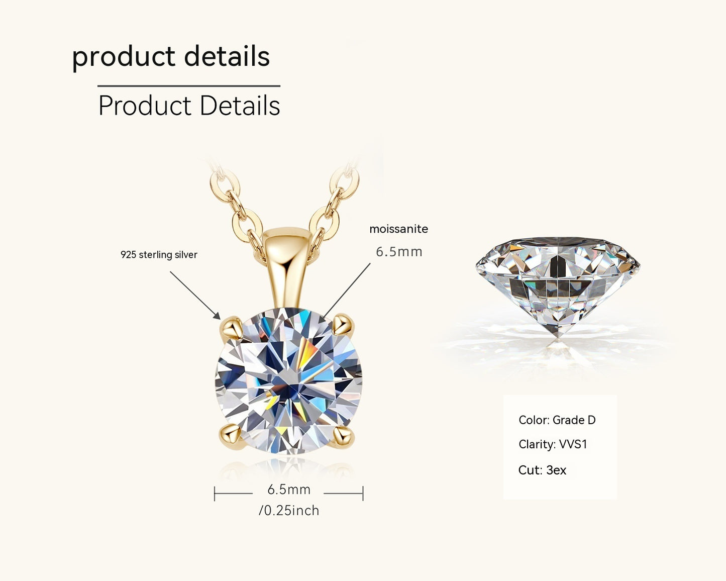 Aura Solitaire Necklace