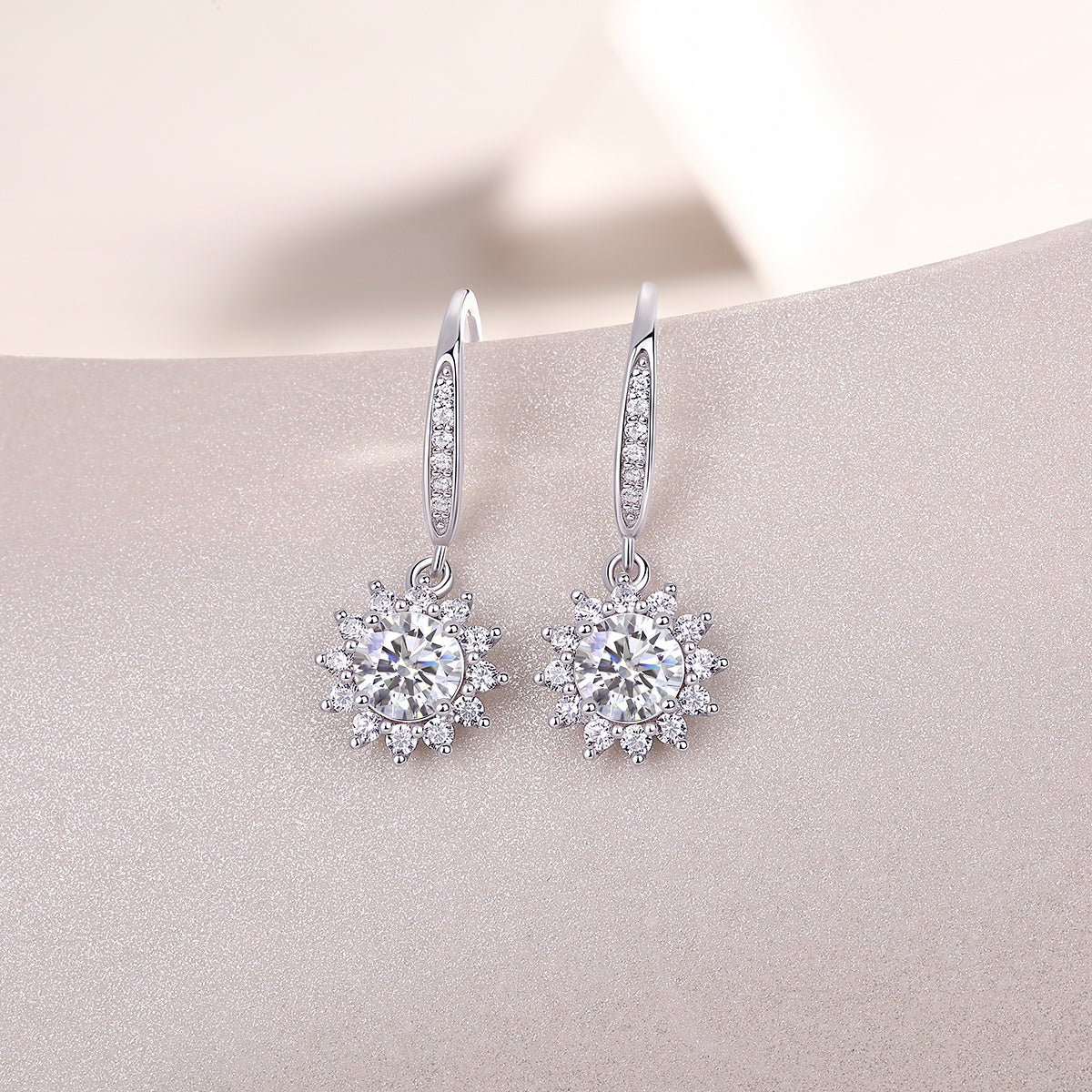 Snowflake Drop Earrings