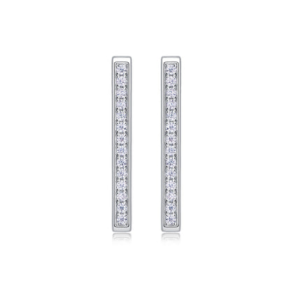 Sleek Bar Hoop Earrings