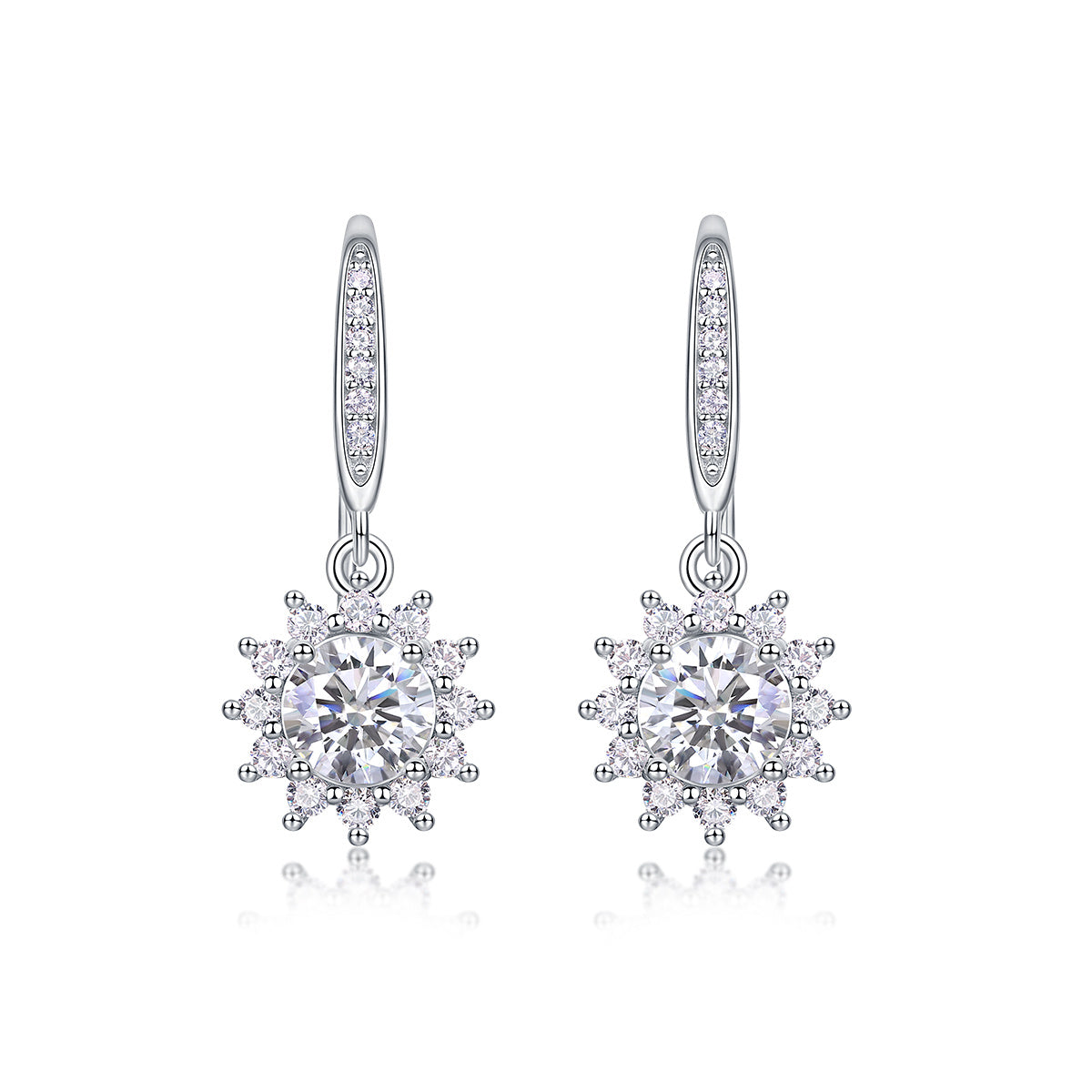Snowflake Drop Earrings