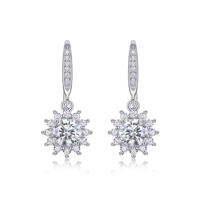 Snowflake Drop Earrings