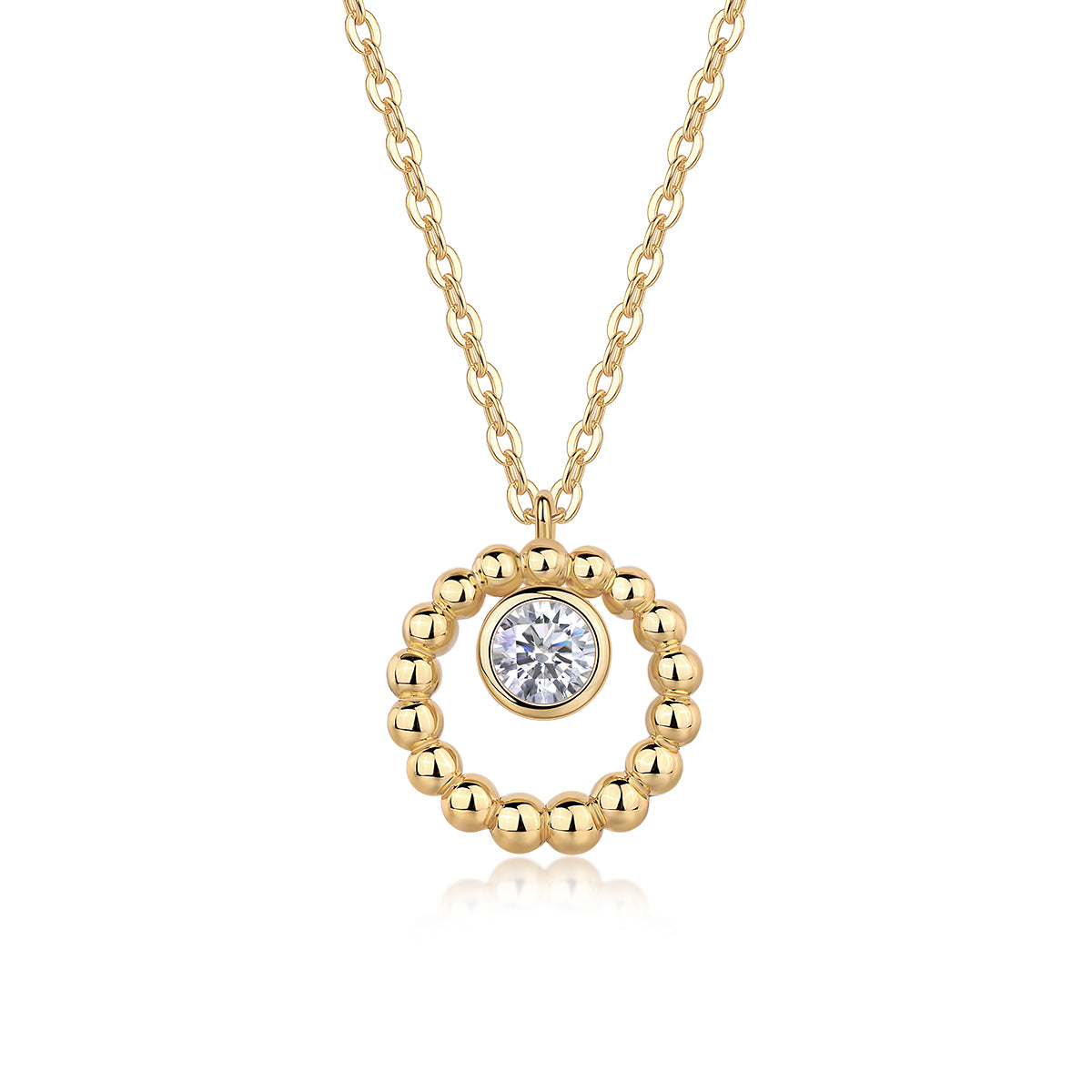 Golden Orbit Necklace