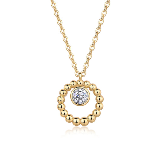 Golden Orbit Necklace