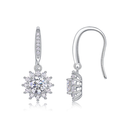 Snowflake Drop Earrings