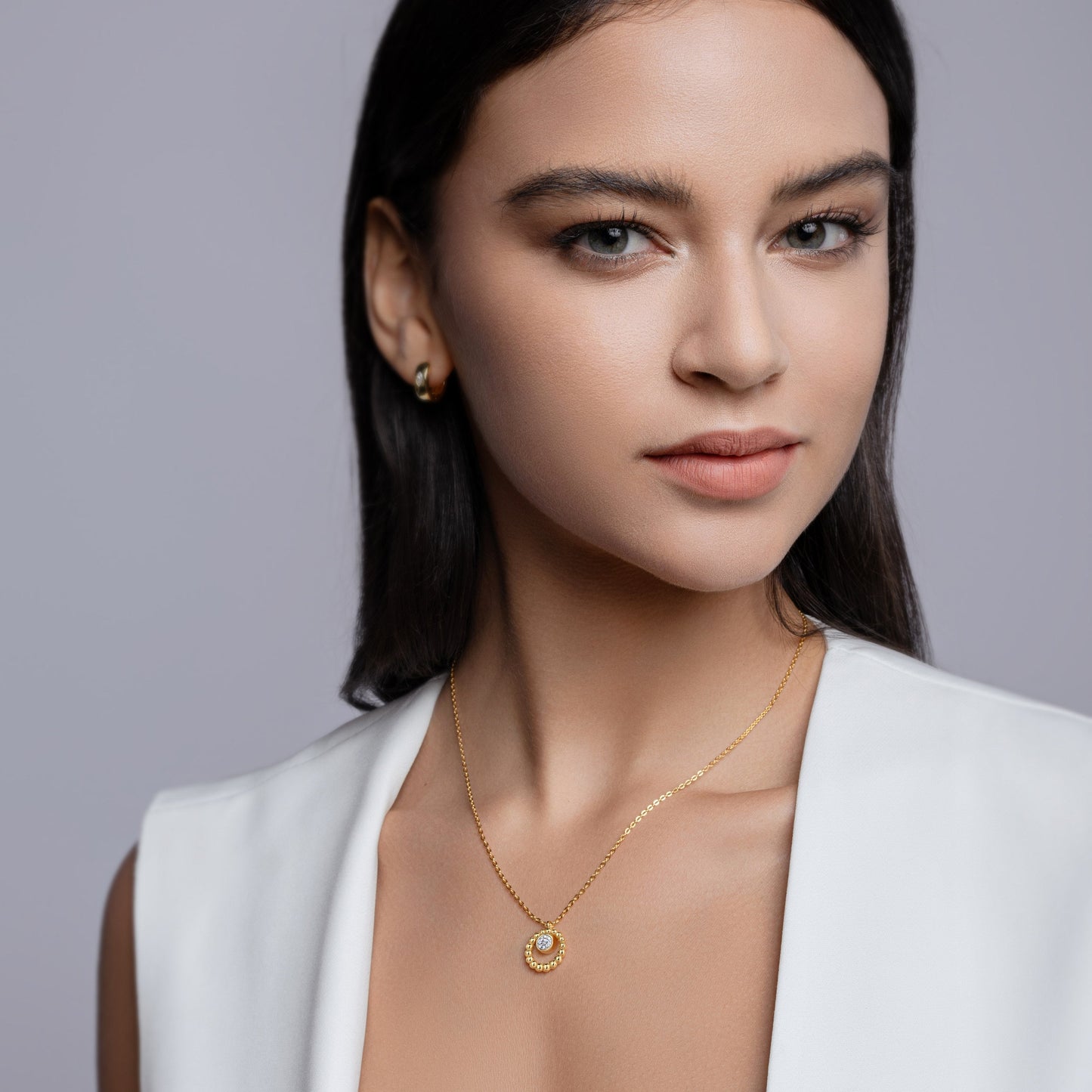 Golden Orbit Necklace