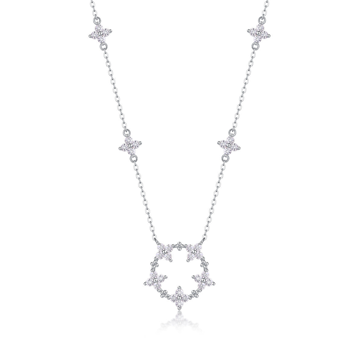 Floral Star Necklace