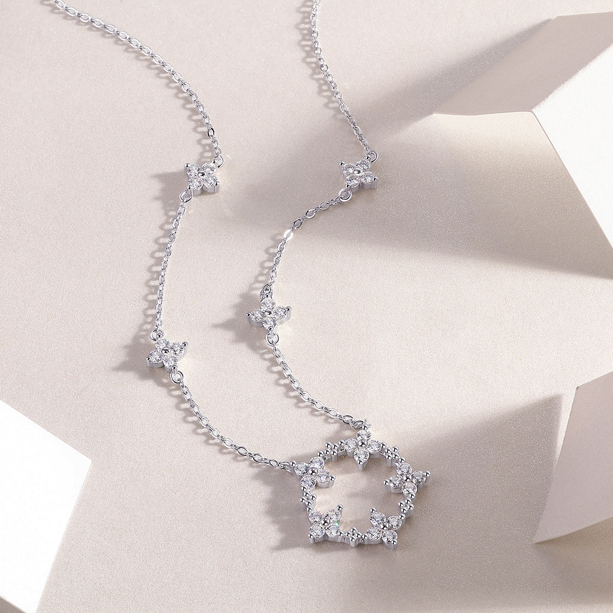 Floral Star Necklace