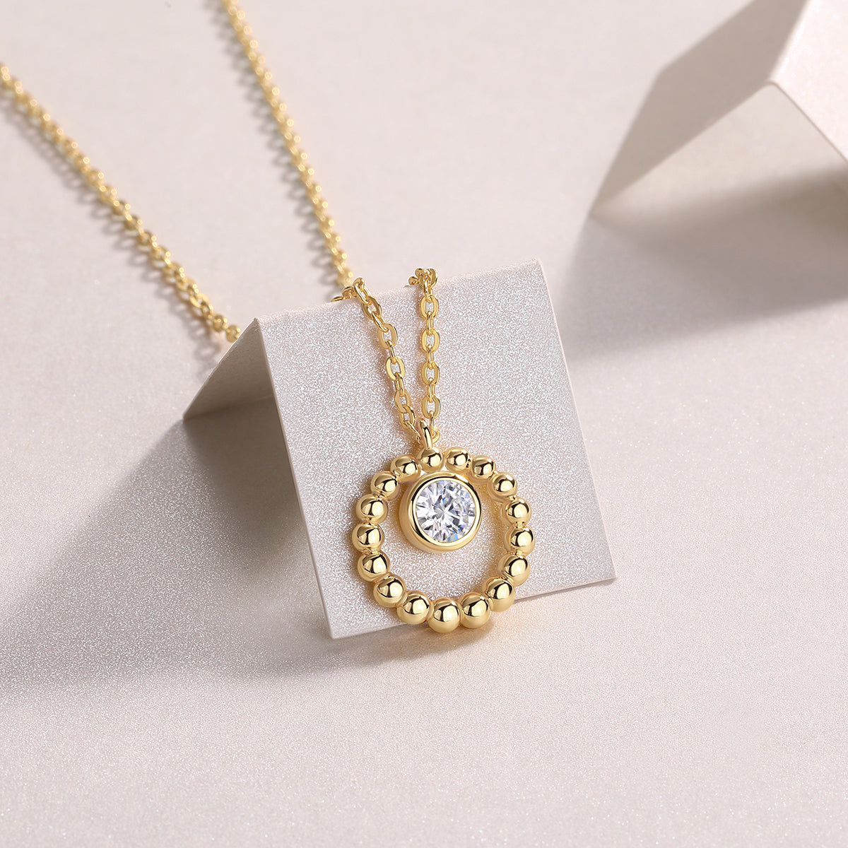 Golden Orbit Necklace