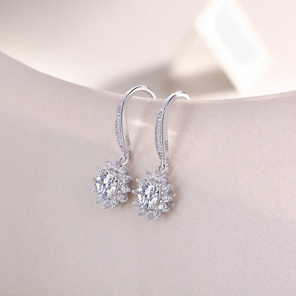 Snowflake Drop Earrings