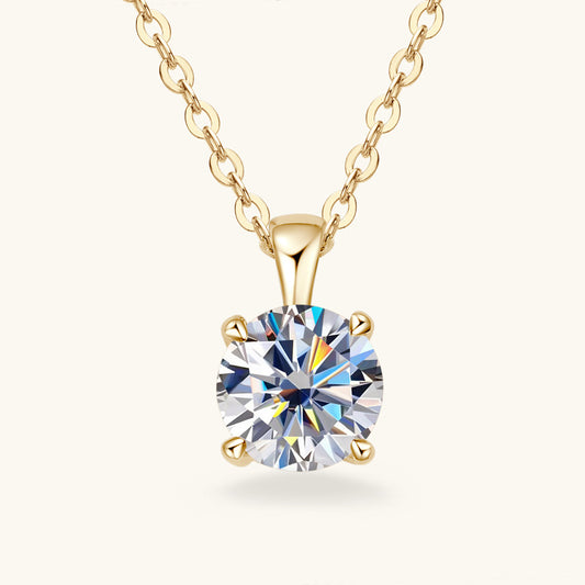 Aura Solitaire Necklace
