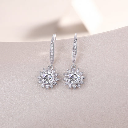 Snowflake Drop Earrings