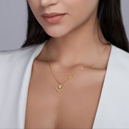 Golden Orbit Necklace