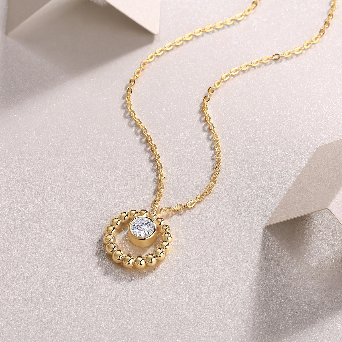 Golden Orbit Necklace