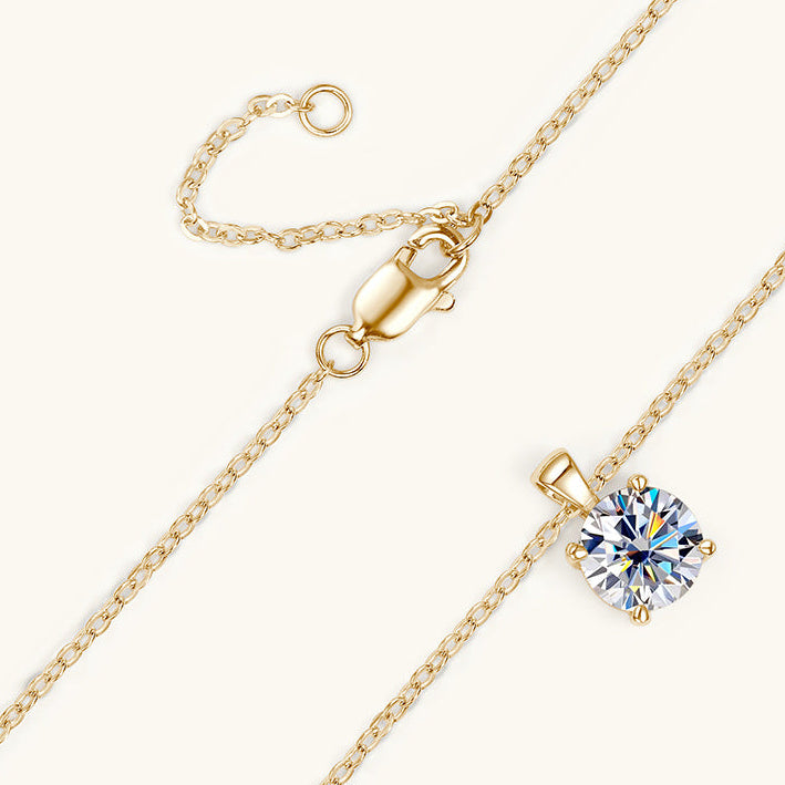 Aura Solitaire Necklace