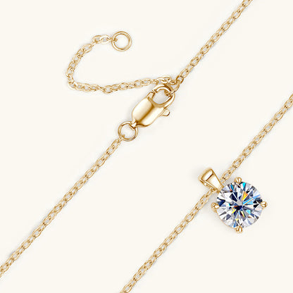 Aura Solitaire Necklace