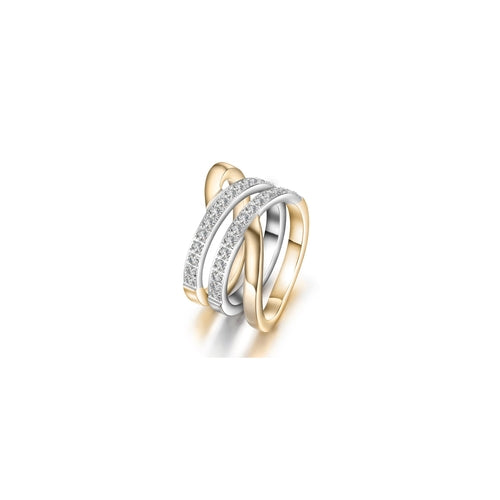 Gold Wide Band Cocktail Ring
